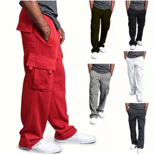 Workwear Pants Factory - OEM Factory Price Ruizi Durable Workwear Pants With Multiple Pockets Elastic Leggings for Men