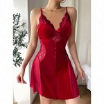 Nightgowns Factory - OEM 2024 Modal Split Sleep Lace Sexy Lingerie Night Dress