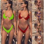 Double Layer Headband Bikini Factory - OEM Custom New Double Layer Headband Beach Bikini Swimwear Swimsuit Bathing