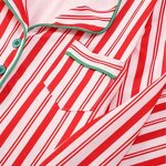 Christmas Suit Factory - OEM Sexy Family Striped Pajamas Loungewear
