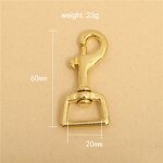 Brass Hook Manufacturer - OEM/ODM Eye Bolt Luxury Dog Leash Collar Hook Bag