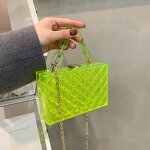 Acrylic Evening Clutch Factory - OEM/ODM Wholesale 2023 Ladies Transparent Chain Trendy Women's