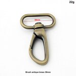 Swivel Snap Hook Manufacturer - OEM/ODM Custom Logo Heavy Durable Zinc Alloy for Handbag