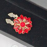 Metal Jewelry Button Covers Factory - OEM/ODM Crystal Flower Heart Shape for Women Shirt