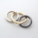 Round Carabiner Manufacturer - OEM/ODM Flat Surface 25-48mm Ready Stock Spring O Ring