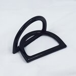 Wooden Bag Handle Manufacturer - OEM/ODM 1712CM Natural Vintage Bamboo Purse Frame Matte Lacquer