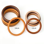 Acrylic Handle Factory - OEM/ODM Transparent Leopard Print D Shape Ring Circle Ring Plastic