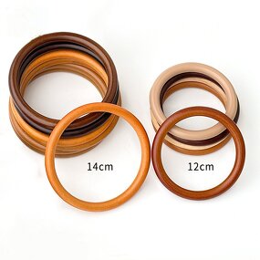 Acrylic Handle Factory - OEM/ODM Transparent Leopard Print D Shape Ring Circle Ring Plastic