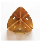 Bag Corner Protectors Manufacturer - OEM/ODM Wholesale Black Gunmetal Color Metal Book Decorative