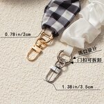 Mobile Phone Lanyard Factory - OEM/ODM Ins Style Short Woven Double Buckle Pearl Strap
