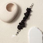 Mobile Phone Lanyard Factory - OEM/ODM Ins Style Short Woven Double Buckle Pearl Strap