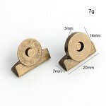 Magnetic Buckle Factory - OEM/ODM 2020mm Custom Logo Strong Fasteners for Garment Cloth Bag