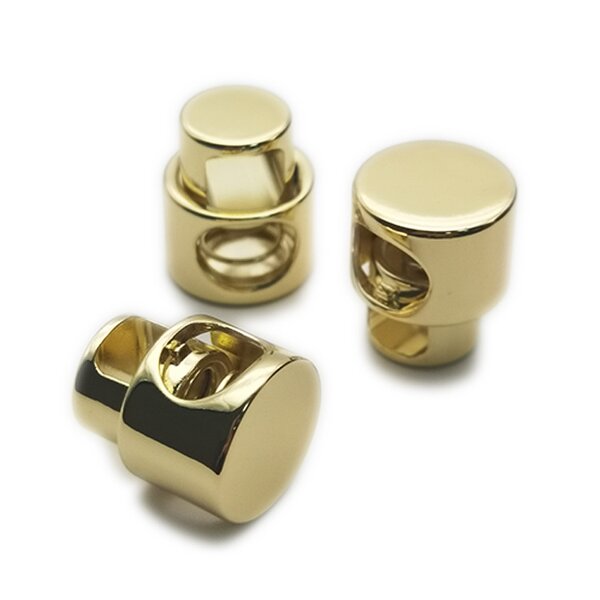 Drawstring Cord End Cap Manufacturer - OEM/ODM High Quality Gold Alloy Metal Plating Steel
