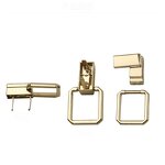 Brass Plate Connector Factory - OEM/ODM DIY Bag Strap Hanger Hand-Made Luggage Accessories