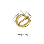 Brass Belt Clip Factory - OEM/ODM 20mm 25mm 38mm Original Solid Brass Retro