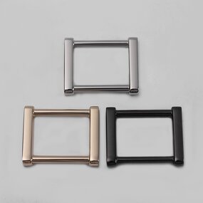 Rectangle Ring Alloy Buckle Manufacturer - OEM/ODM Hot Sale Zinc Alloy Custom logo 10-25mm