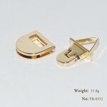 Metal Lock Factory - OEM/ODM Fashion Heart Shape Brush Brass for Women Leather Bag