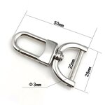 Metal Snap Hook Factory - OEM/ODM Wholesale Custom Size Swivel Zinc Alloy for Bags