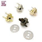 Spring Snap Button Factory - OEM/ODM Factory Wholesale Custom Logo 4 Parts for Bags Handbags