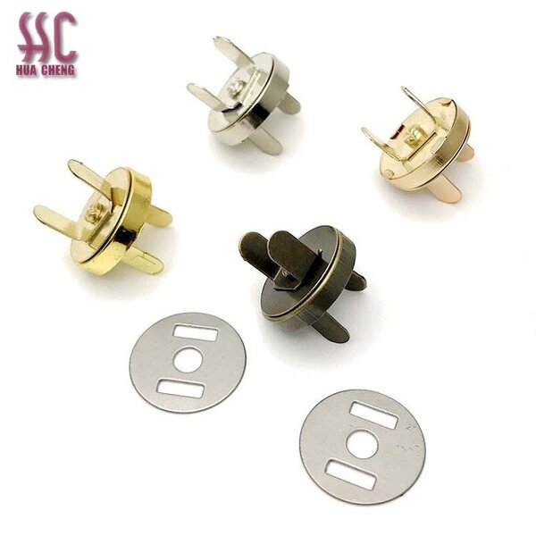 Spring Snap Button Factory - OEM/ODM Factory Wholesale Custom Logo 4 Parts for Bags Handbags