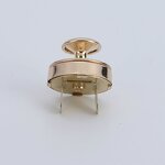 Super Thin Magnet Buttons Factory - OEM/ODM 10-18mm Brass Beads Plating Round for Baby Clothes
