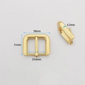Bag Strap Accessory Factory - OEM/ODM Iron Alloy Square Lock Pin Clip Handbag Hardware