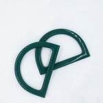 Acrylic D Ring Factory - OEM/ODM 128.5CM Factory Price Bag Accessories Circle Ring Plastic