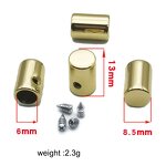 Swimwear Accessories Manufacturer - OEM/ODM High Quality Drawstring Metal Cord End Stop Cap