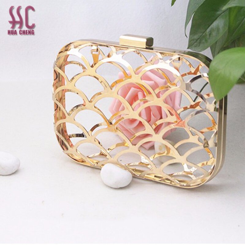 Flower Box Purse Frame Factory - OEM/ODM Delicate for Lady Evening Bag Party Clutch