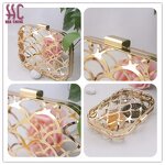 Flower Box Purse Frame Factory - OEM/ODM Delicate for Lady Evening Bag Party Clutch