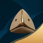 Bag Corner Protectors Manufacturer - OEM/ODM Wholesale Black Gunmetal Color Metal Book Decorative