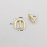 Belt Buckle Manufacturer - OEM/ODM Custom Logo 32mm Zinc Alloy Pin Buckle Simple Style