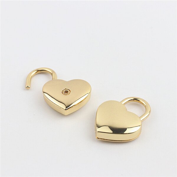 Padlock Spring Lock Manufacturer - OEM/ODM Wholesale Hand Pull Heart Shape Decorative Metal
