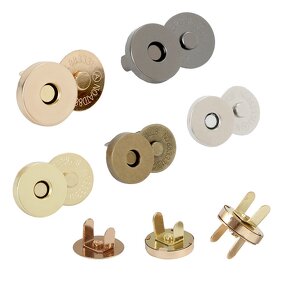 Metal Magnetic Button Factory - OEM/ODM Factory Wholesale Round Strong Magnet for Clothing Handbag