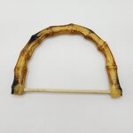 Luggage Accessories Factory - OEM/ODM 1511cm DIY Hardware Woven Bag Handle Plastic Bamboo
