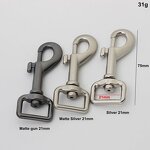 Carabiner Snap Hook Factory - OEM/ODM High Quality 20mm 25mm Rotating for Dog Leash