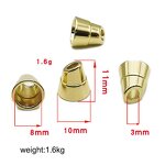 End Caps Manufacturer - OEM/ODM Factory Sell Tops Cord Ends Leather Cord Clasp Bracelet