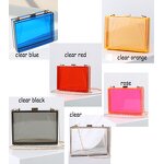 Acrylic Clutch Purse Factory - OEM/ODM Fashion Women Transparent Wedding Evening Bag Handbag