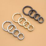 Carabiner Metal Ring Factory - OEM/ODM Flat Surface 25-48mm Custom Logo Round