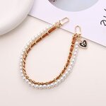 Strap Lanyard Manufacturer - OEM/ODM New Trendy Alloy with Leather Chain Decoration