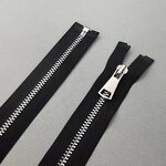 Metal Zipper Manufacturer - OEM/ODM Golden Open-end for Clothing Dress Bag Purse