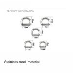 D Ring Bag Hardware Manufacturer - OEM/ODM High Quality Silver Gold Stainless Steel
