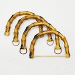 Luggage Accessories Factory - OEM/ODM 1511cm DIY Hardware Woven Bag Handle Plastic Bamboo