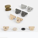 Magnetic Button Snap Clasp Manufacturer - OEM/ODM Different Size Gold Bronze Silver Black Leather