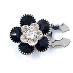 Metal Jewelry Button Covers Manufacturer - OEM/ODM Crystal Flower Heart Shape for Women Shirt