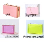 Acrylic Clutch Purse Factory - OEM/ODM Fashion Women Transparent Wedding Evening Bag Handbag