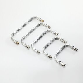Aluminum Tube Handle Factory - OEM/ODM 16-28cm Smooth Bracket Bag Handle Sewing Accessories