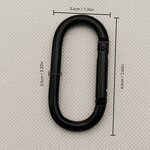 Metal D Ring Manufacturer - OEM/ODM 20mm Zinc Alloy D Shape for Bag Strap Accessories