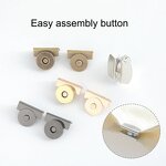 Magnetic Buckle Factory - OEM/ODM 2020mm Custom Logo Strong Fasteners for Garment Cloth Bag