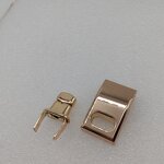 Oval Bag Lock Manufacturer - OEM/ODM Bag Parts Accessories Metal Clasp Turn Lock Briefcase